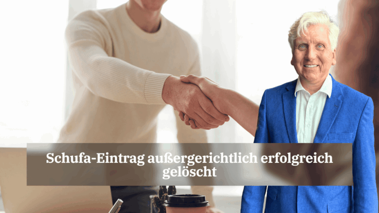Schufa-Eintrag außergerichtlich erfolgreich gelöscht - Dr Thomas Schulte