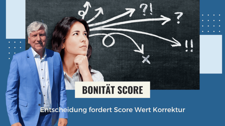 Entscheidung fordert Score Wert Korrektur - Dr Thomas Schulte