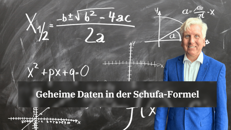 Geheime Daten in der Schufa-Formel - Dr Thomas Schulte