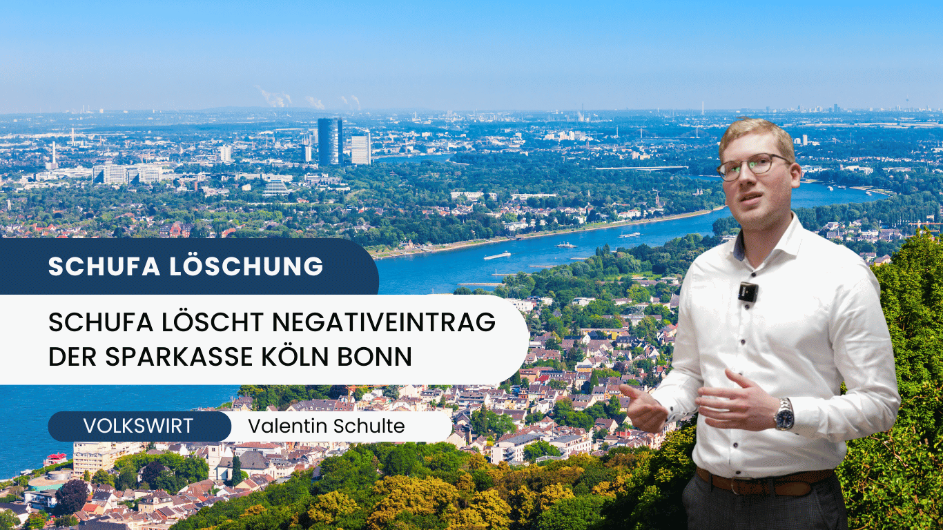 Schufa löscht Negativeintrag der Sparkasse Köln Bonn - Dr Schulte Schufaheld