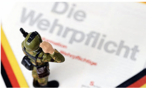Wehrpflicht Foto von der Website des deutschen Bundestages