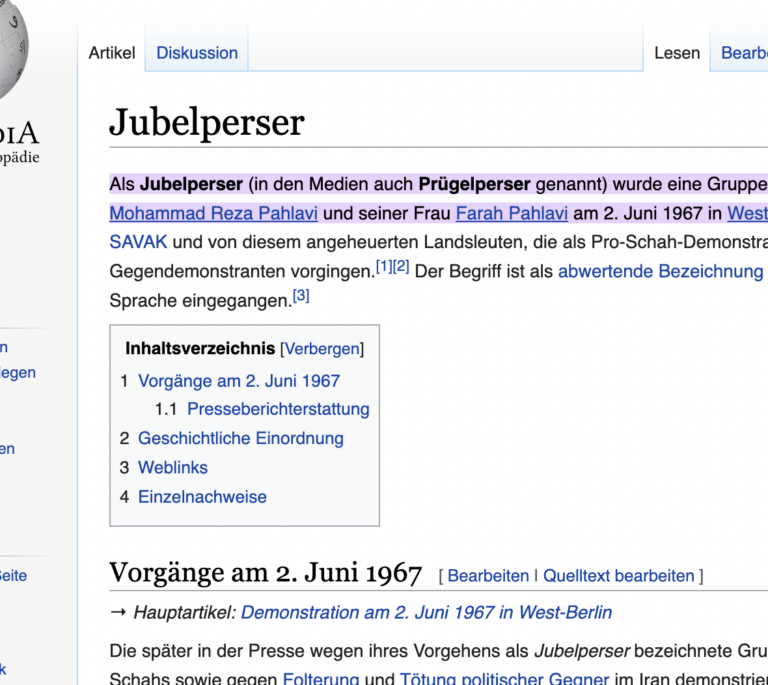 Jubelperser Definition Ausriss Internet Wikipedia