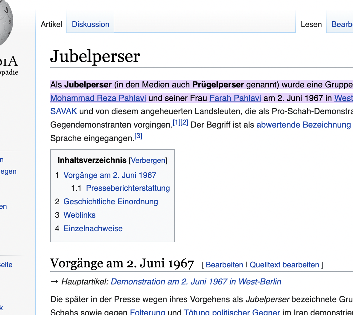 Jubelperser Definition Ausriss Internet Wikipedia