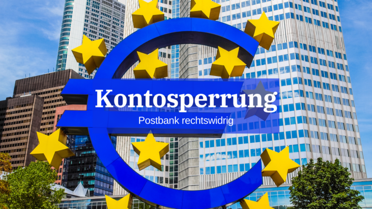 Dr. Thomas Schulte - Postbank Kontosperrung