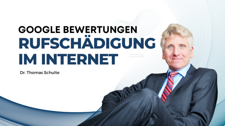 Dr. Thomas Schulte - Google Bewertungen