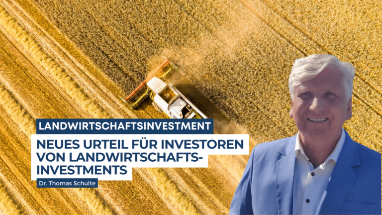 Dr Thomas Schulte - Landwirtschaftsinvestments