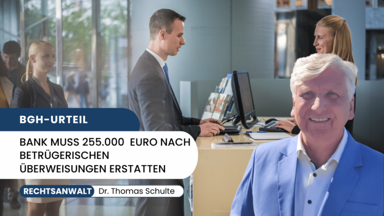 BGH Urteil Rückerstattung - Dr. Thomas Schulte