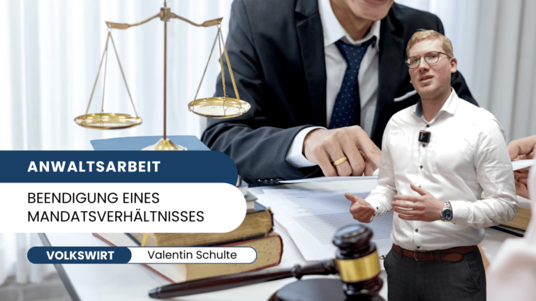 Beendigung eines Mandatsverhältnisses - Valentin Schulte