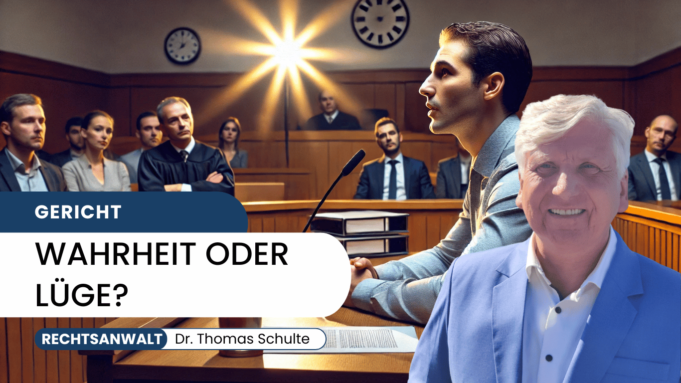 Wahrheit oder Lüge im Gerichtssaal - Dr. Thomas Schulte