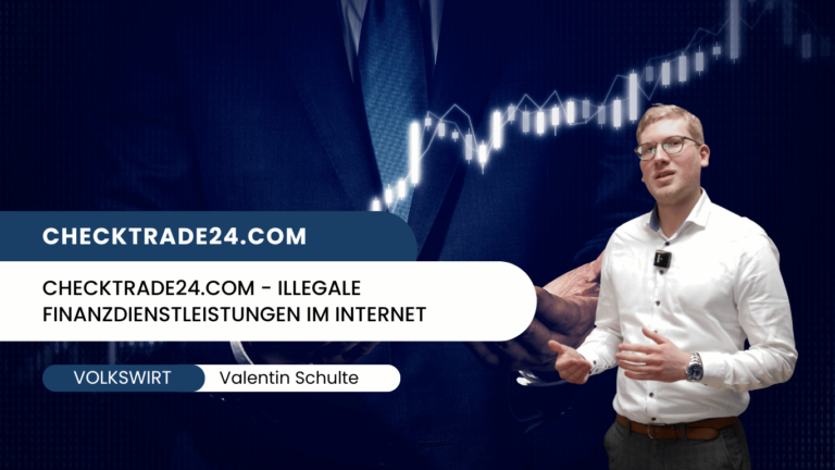 checktrade24.com - illegale Finanzdienstleistungen im Internet - Dr Thomas Schulte