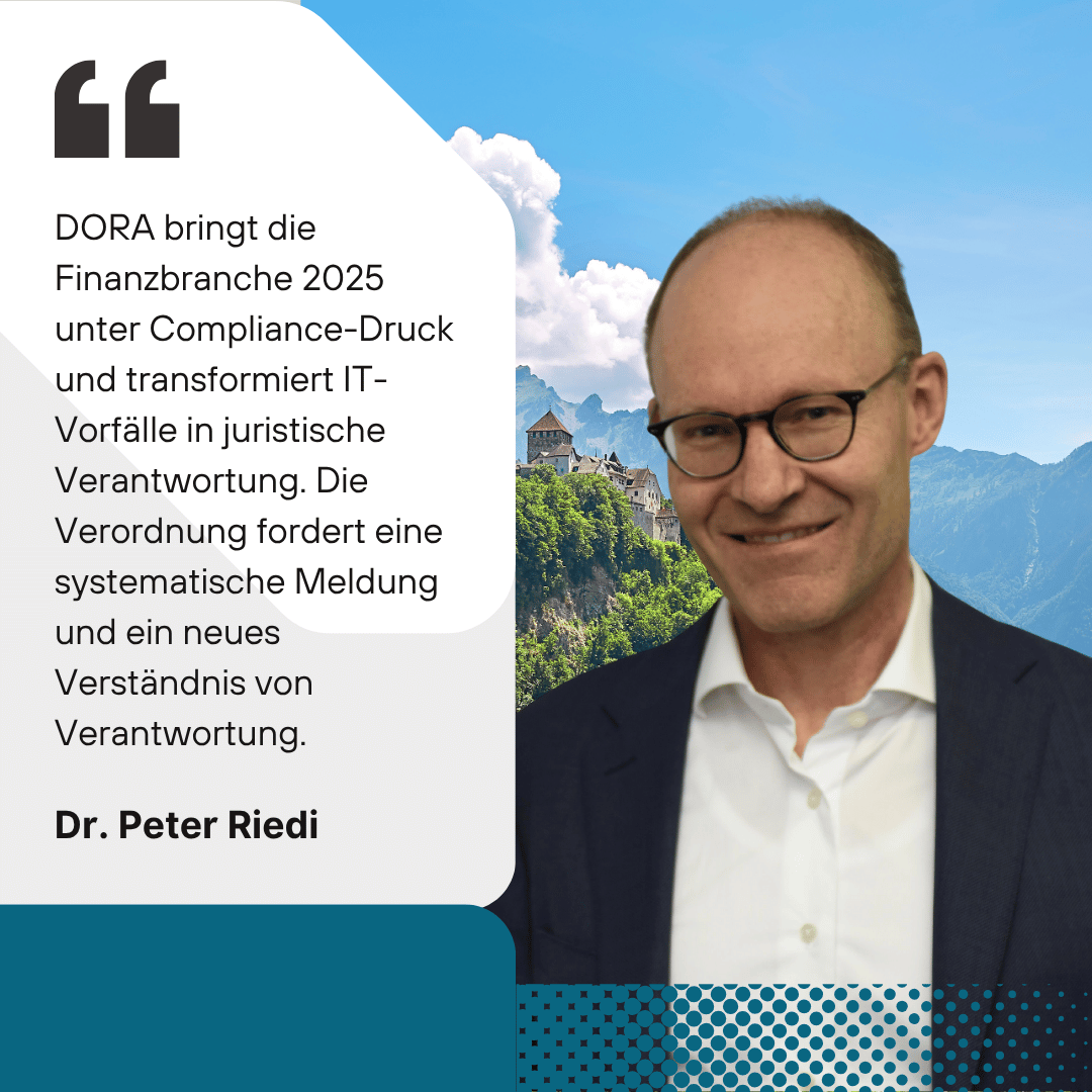 Dr. Peter Riedi über DORA