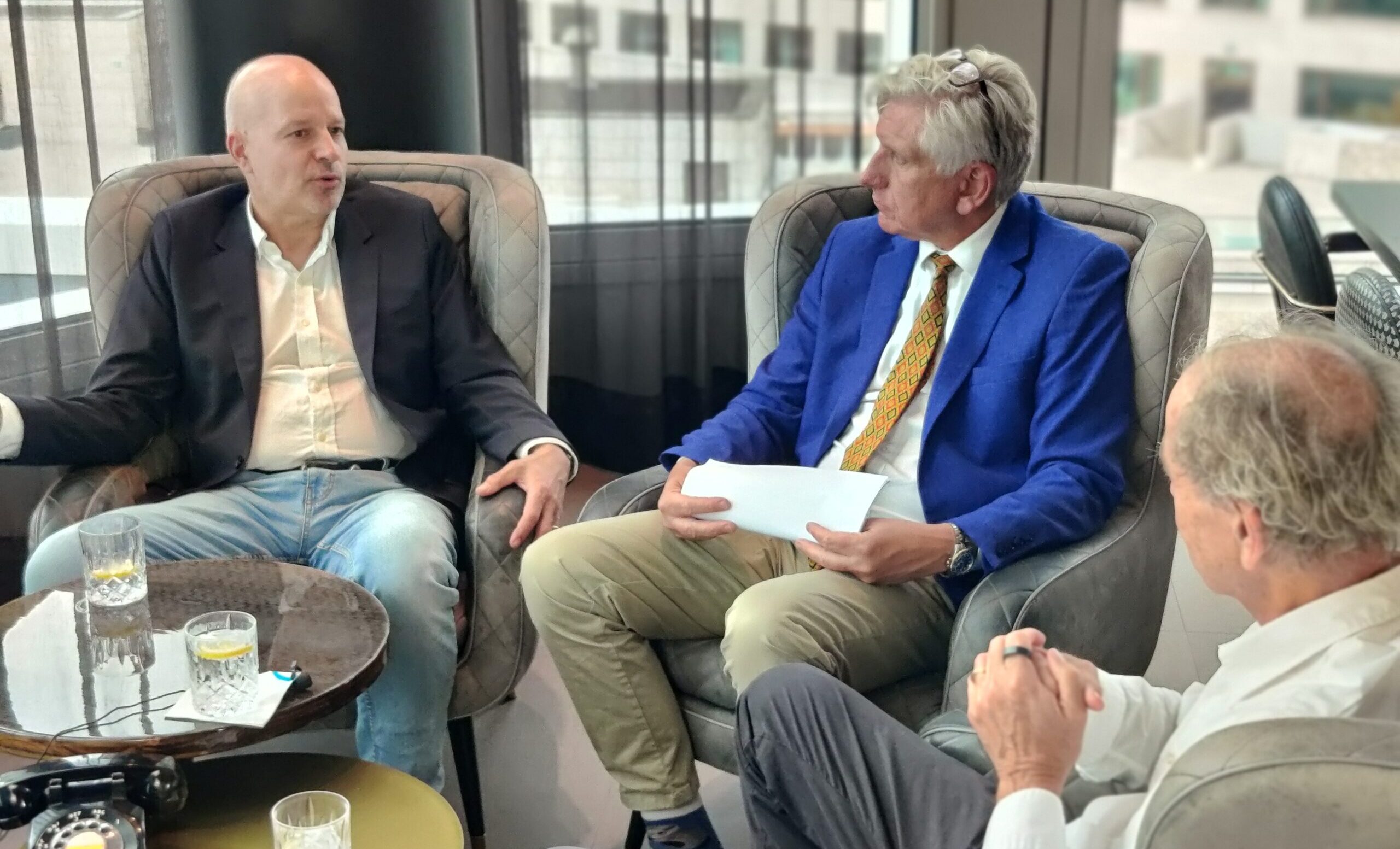 Dr. Thomas Schulte im Gespräch mit Dr. Axel Meier