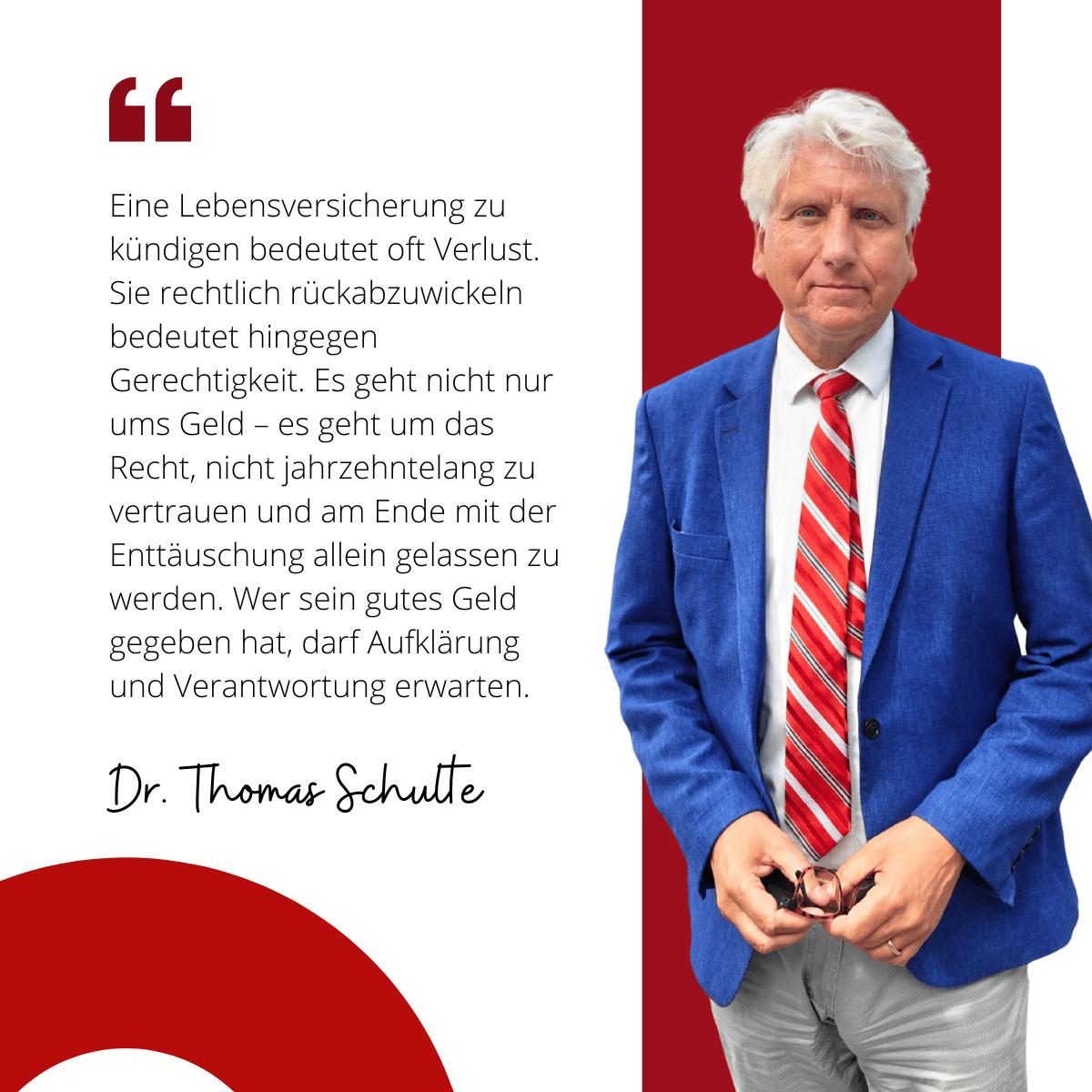 Kündigung Lebensversicherung - Dr Thomas Schulte