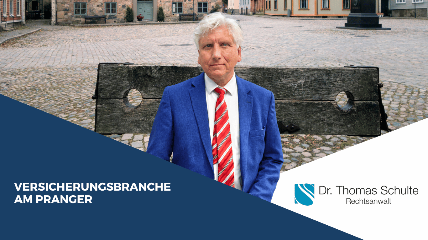 Versicherungsbranche am Pranger – Herausforderungen aus der FWU-Insolvenz für Aufsicht, Unternehmen und Verbraucher - Dr Thomas Schulte