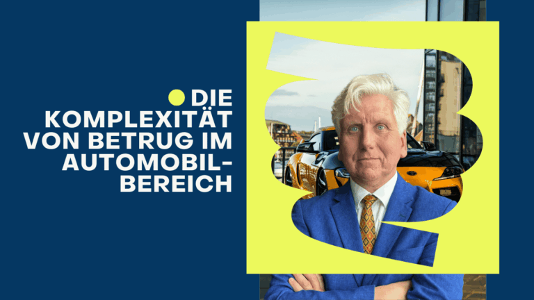Die Komplexität von Betrug im Automobilbereich - Dr. Thomas Schulte