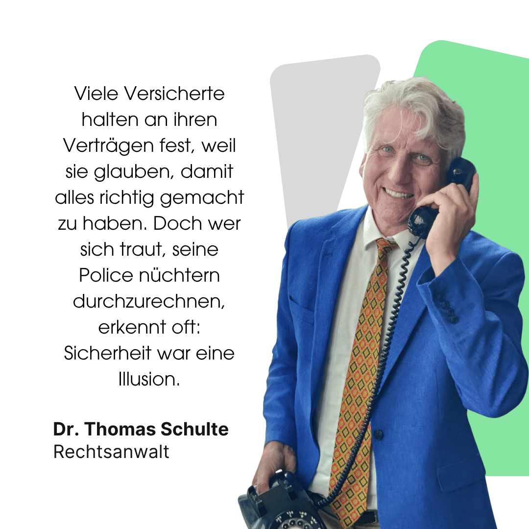 Alte Lebensversicherungen prüfen - Dr Thomas Schulte