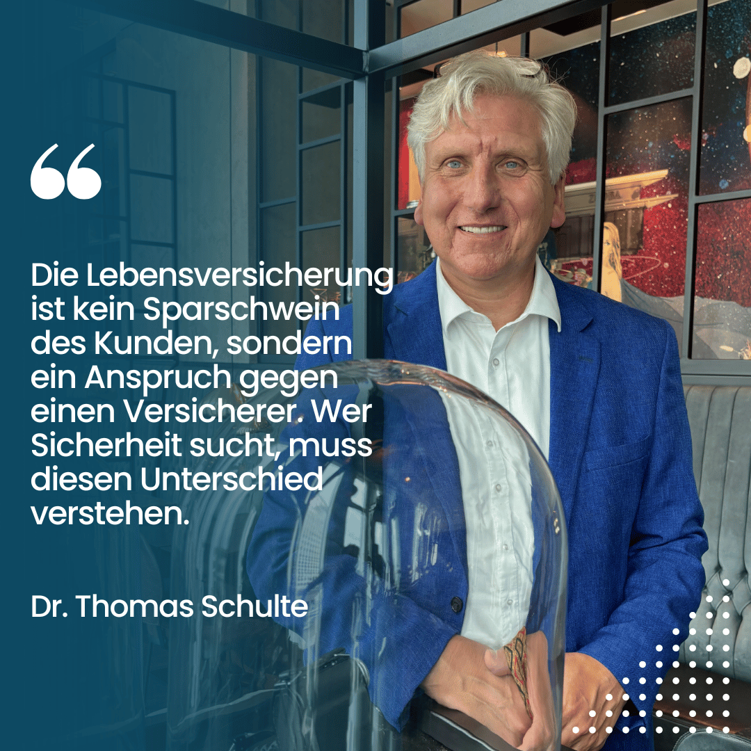 Lebensversicherung als Sparschwein - Dr Schulte