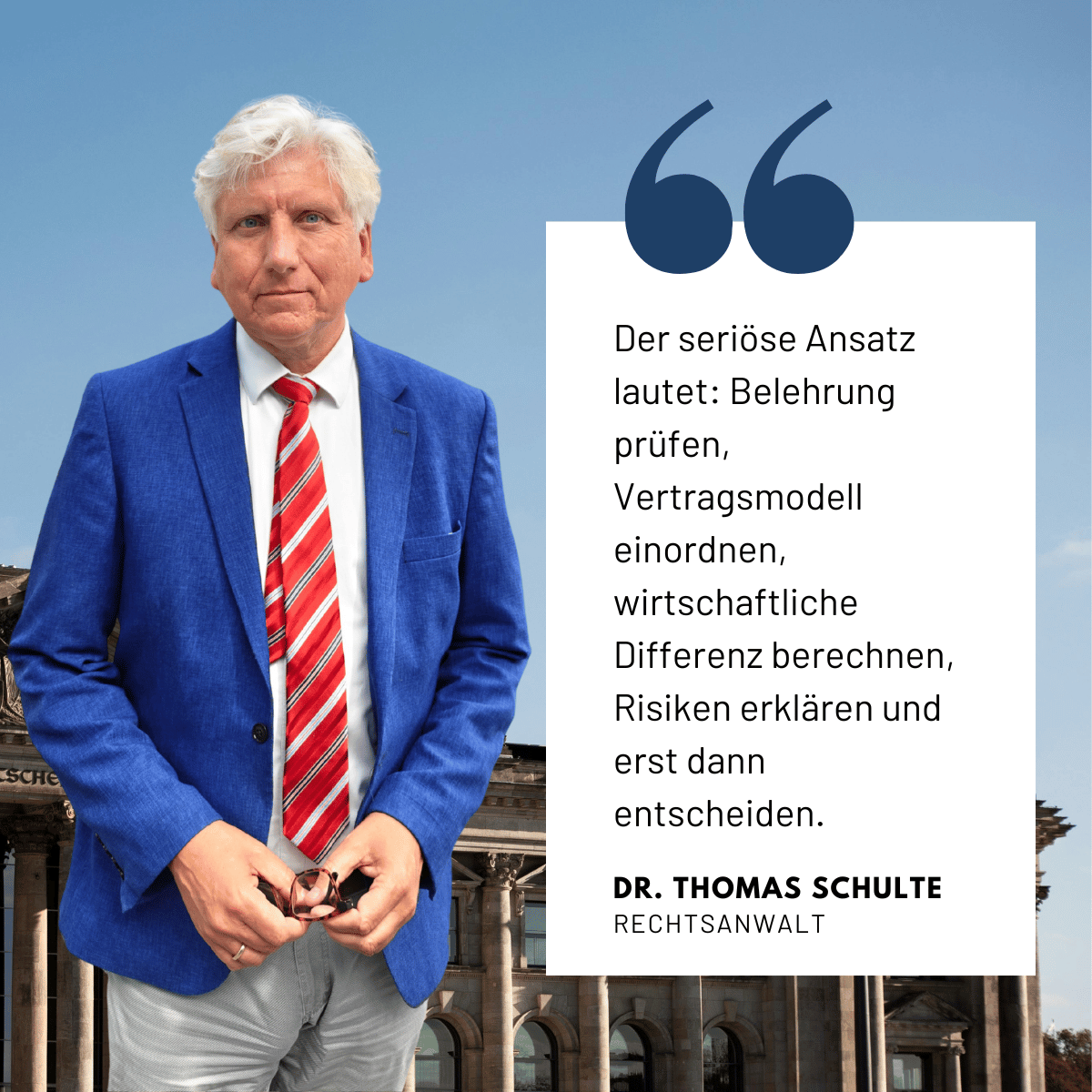 Lebensversicherung widerrufen: Warum aktuelle Erfolge Mut machen – aber nur saubere Prüfung wirklich trägt 1 Lebensversicherung seriös prüfen - Dr Thomas Schulte