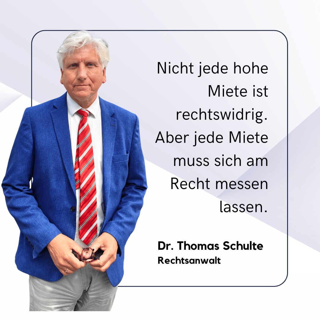 Mietwucher 2.0? Mini-Zimmer als Geschäftsmodell zwischen Renditeoptimierung und Rechtsmissbrauch 1 Mietwucher in Deutschland - Rechtsanwalt Dr. Schulte