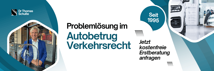 Deine Problemlösung im Verkehrsrecht mit Dr Thomas Schulte