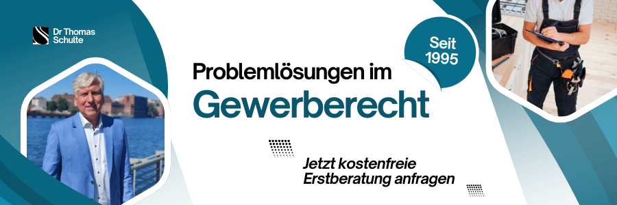 Problemlösungen im Gewerberecht mit Dr Thomas Schulte