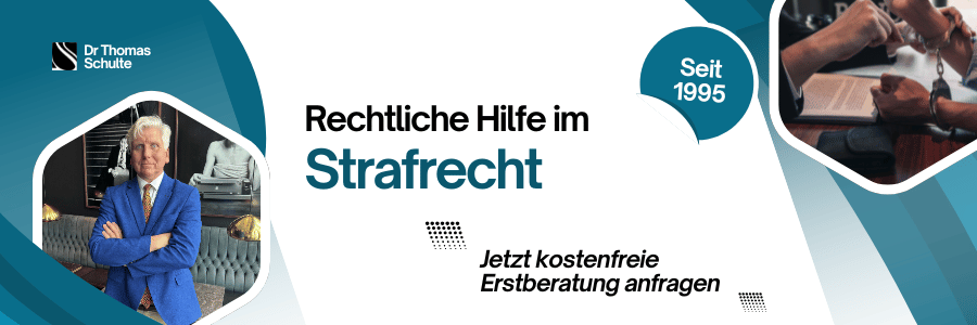 Rechtliche Hilfe im Strafrecht mit Dr Thomas Schulte